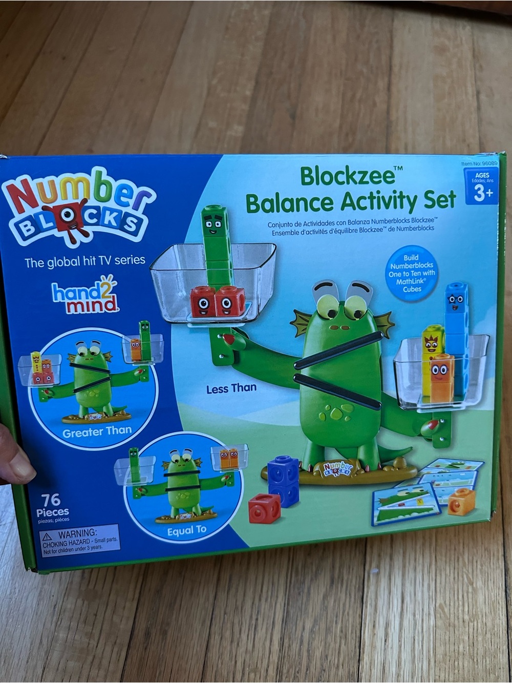 Numberblocks Blockzee Balance Activity Set 61 MathLink Cubes Balance Scale